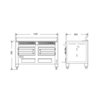 CBQ-M150 Charcoal Barbecue/Grill - Image 2